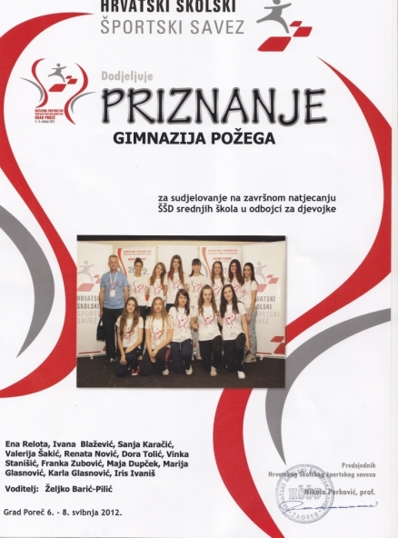 Odbojkašice treće na državnom 