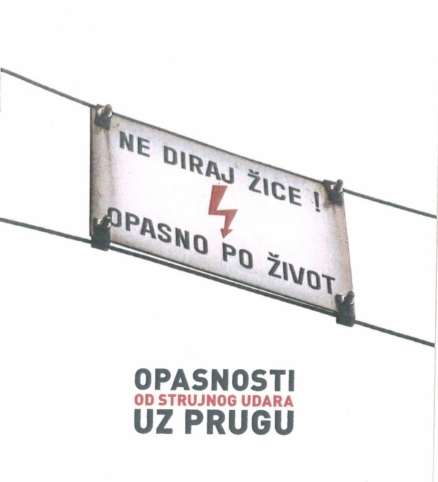 Opasnosti od strujnog udara uz prugu
