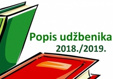 Udžbenici za šk. god. 2018./2019.