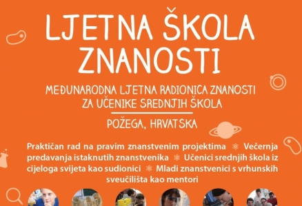 Prijave za Ljetnu školu znanosti 2019.